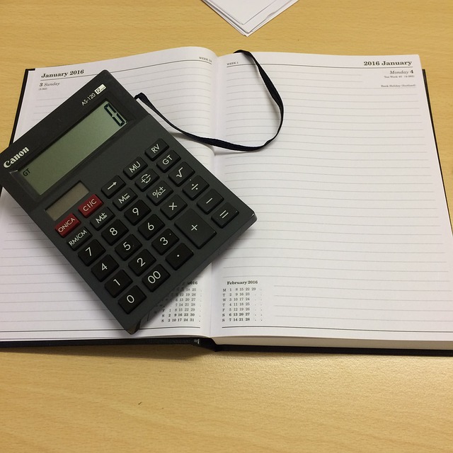 organizer i kalkulator