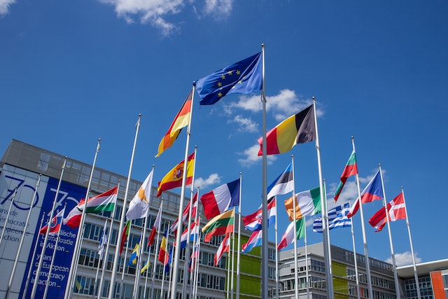 Flagi krajów Unii Europejskiej